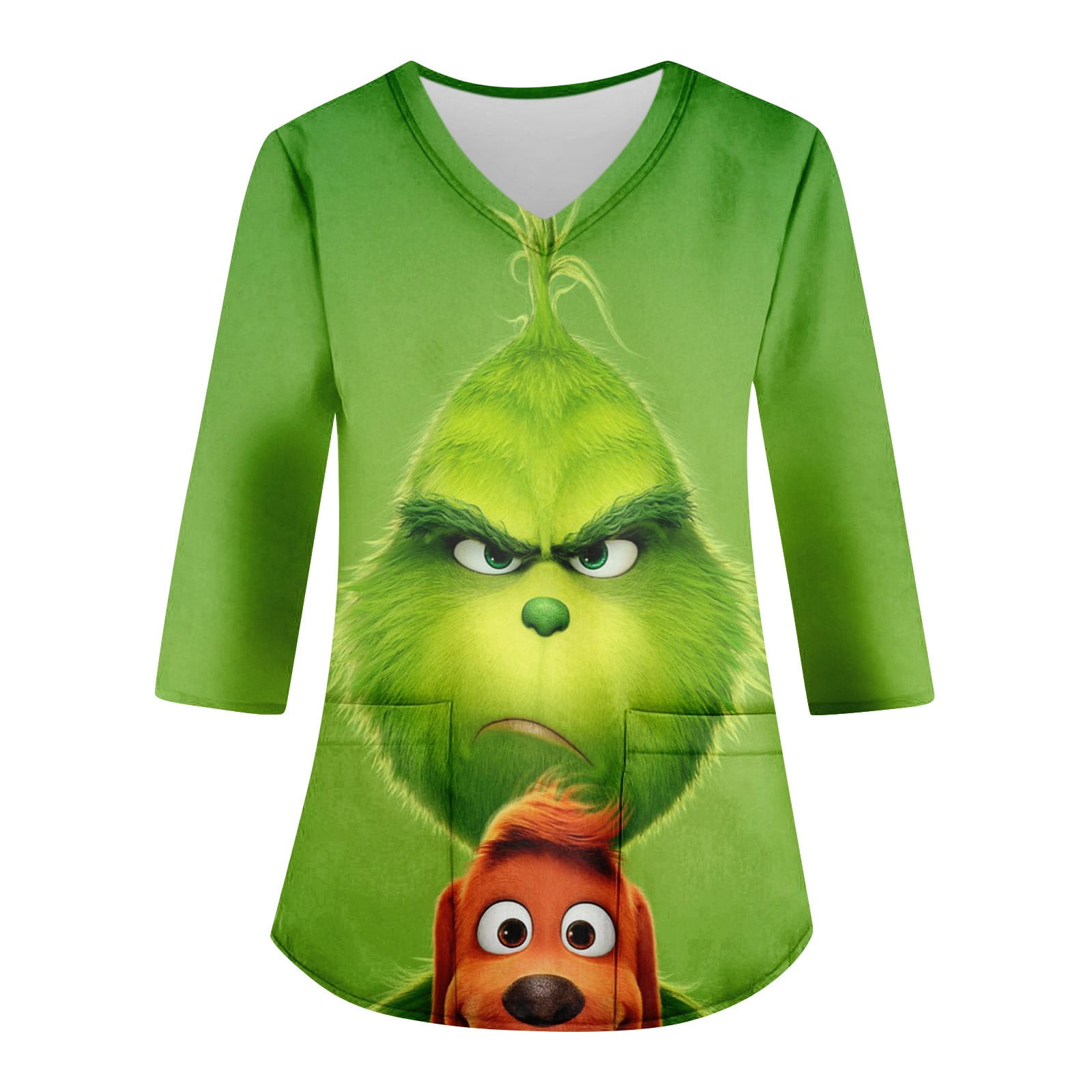 Black Deals Best Christmas Gift! Gotyou Grinch Shirt 3/4 Sleeve Shirts ...