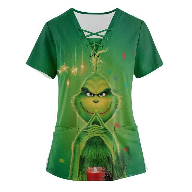 Black And Friday Deals Gotyou Grinch Christmas Tshirt Women's Cartoon