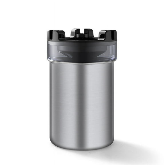 Zhigang Zgong Ashtray With Water Tank Creative Household Funnel Fly Ash With Cover Personalized Office Ashtray Silver