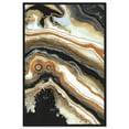 thumbnail image 1 of Black And Gold II Mineral, Agate & Geode Wall Art Canvas Wall Art by Art Remedy, Black Floater Frame, 21" x 31", 1 of 7