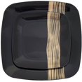 Black And Gold Plates For Party [Wavelet] - 40 Pack - 20 Plastic Plates ...