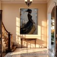 thumbnail image 1 of Black And Gold Woman Art, Abstract Fashion Poster Home Decor, 16x24 UNFRAMED, 1 of 3
