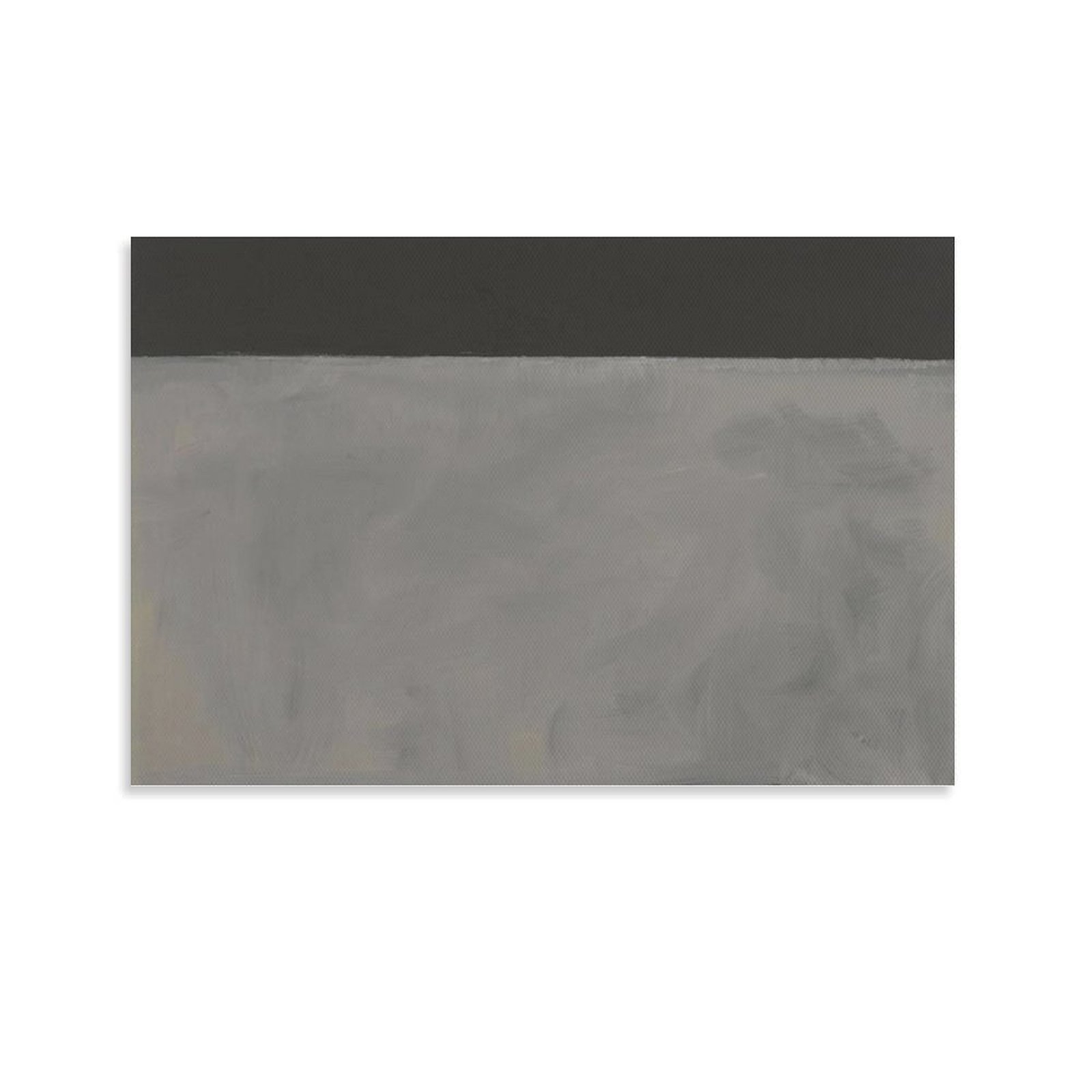 Mark Rothko Gray Square Black And Light Grey 1969 by Mark Rothko Canvas Wall Art Prints Poster ...