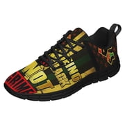 Black And Proud Running Shoes Sneakers Mesh Black Size 11