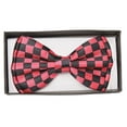 thumbnail image 1 of Black And Red Checkerboard Bow Tie, 1 of 1