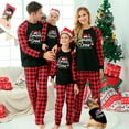 thumbnail image 1 of Black And Red Cousin Crew Matching Pajamas With All Sizes, Two-pieces, Size NB-Men 6XL, 1 of 7