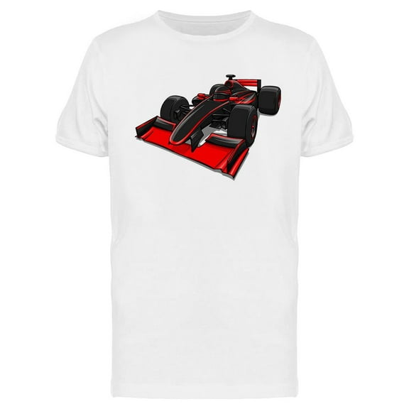 Black And Red Racing Car T-Shirt Men -Image by Shutterstock, Male Large