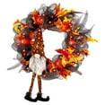 Black And Red Rose Wreath Festive Decorative Prop With Branches paper