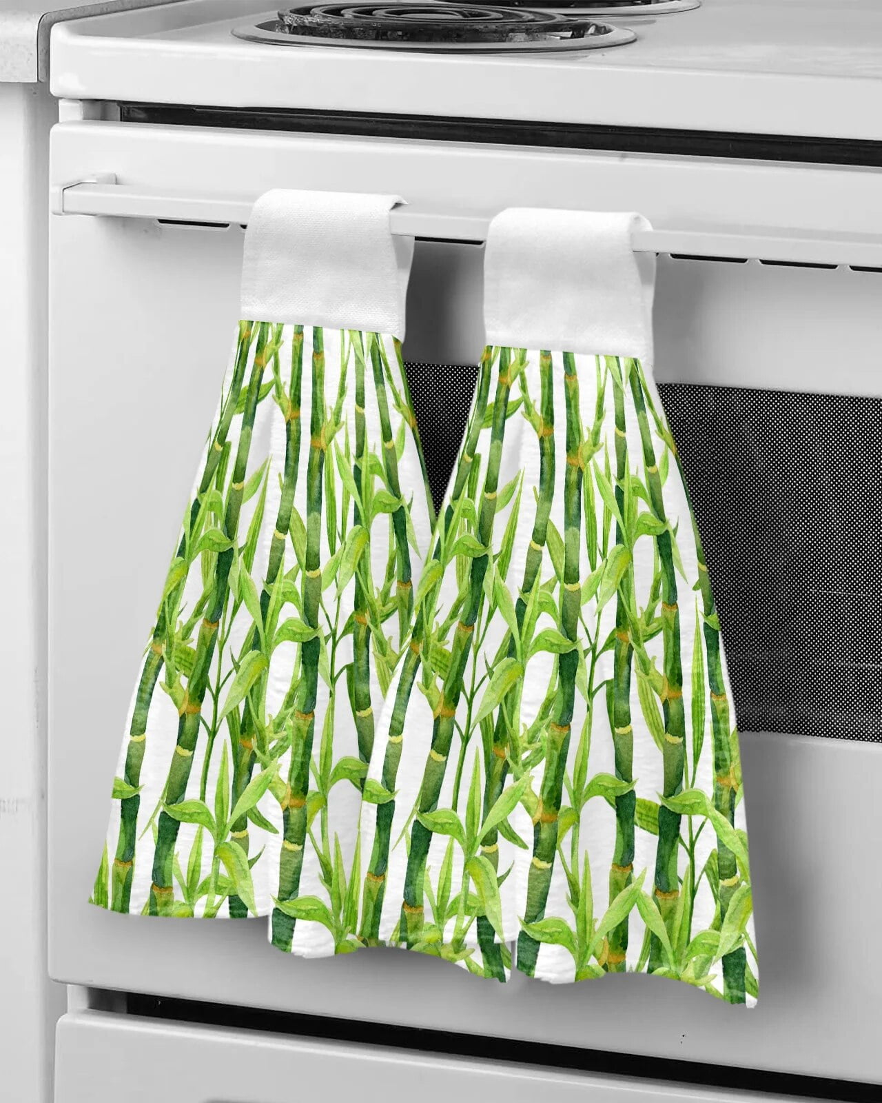 Black And White Bamboo Hand Towel Quick Dry Microfiber Towels Kitchen