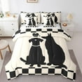 Black And White Bedding Comforter Sets,Dog Wolf Queen Comforter Set 7