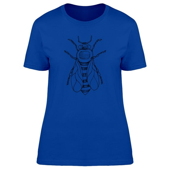 Black And White Bee T-Shirt Men -Image by Shutterstock, Male 4X-Large