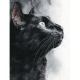 thumbnail image 1 of Black And White Cat Portrait Canvas Print Wall Art for Living Room Bedroom Office Cafe Bar Decor, 1 of 8