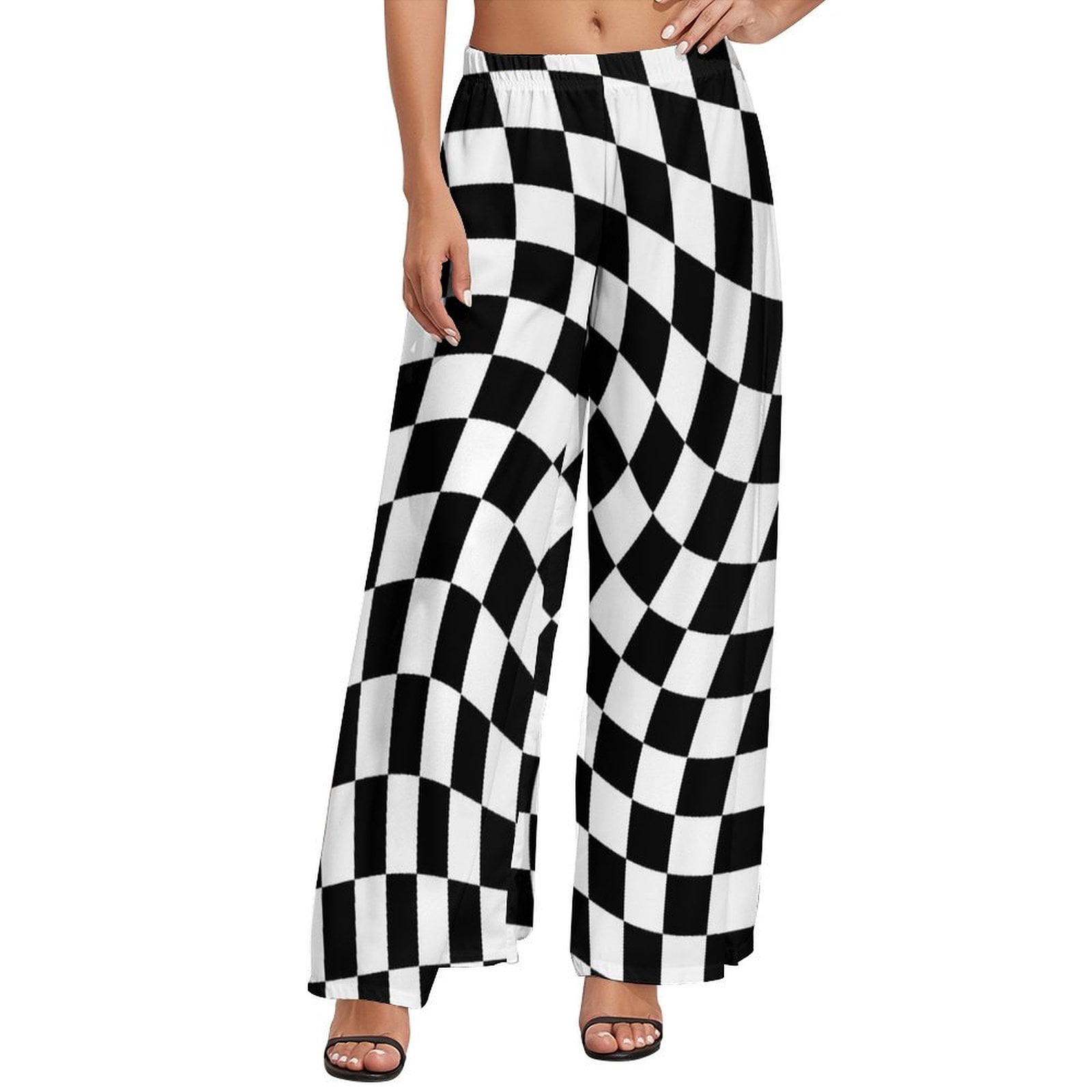 3/4 Apartment Pants - Black with White X print