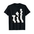 thumbnail image 1 of Black And White Chess Pieces Player Master Men Women Kids T-Shirt, 1 of 5