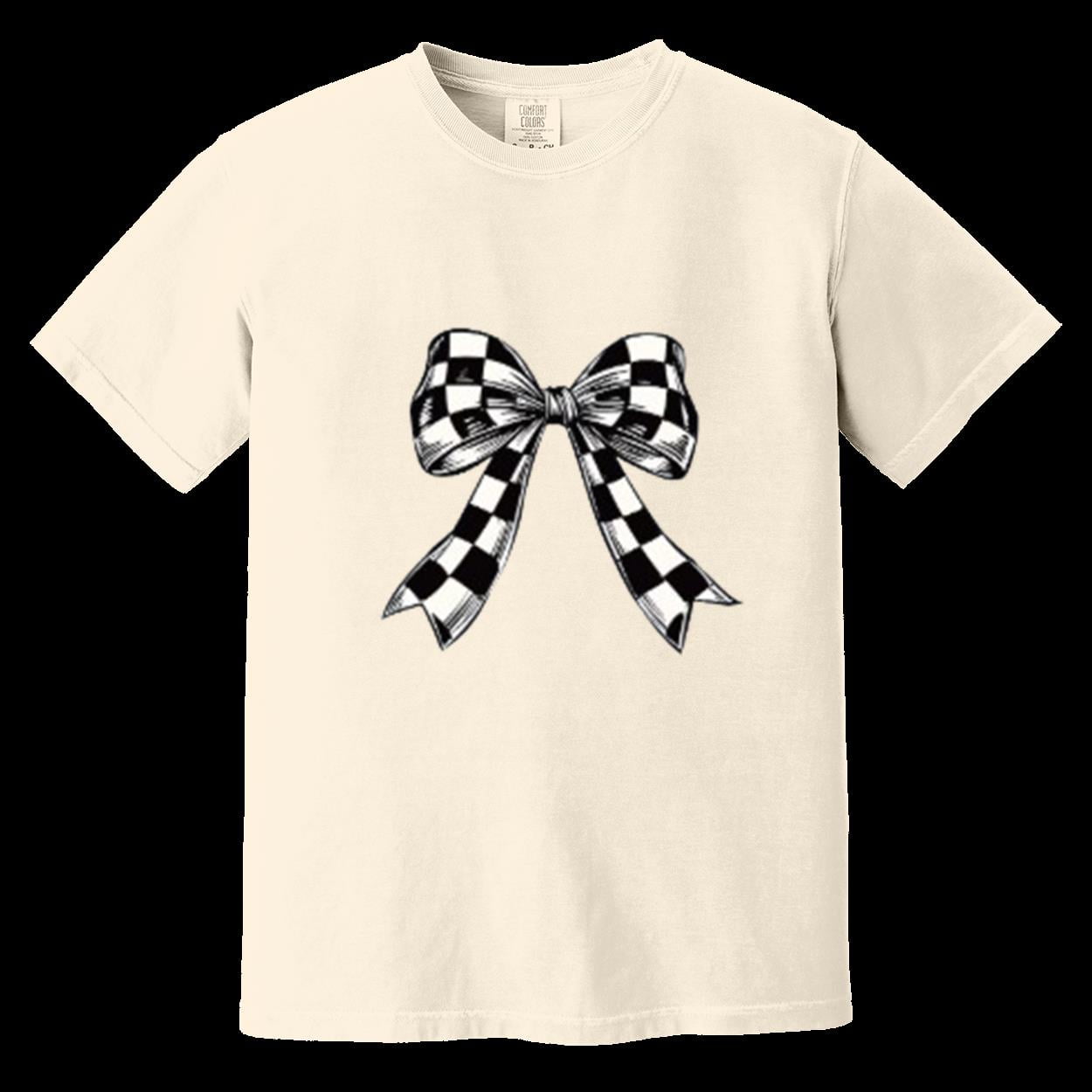 Black And White Coquette Graphic Art Style Comfort Color T-Shirt, for ...