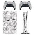 thumbnail image 1 of Black And White Dotted Console Skin Bundle for PS5 Pro Slim Disc & Digital / PS4 – Full Wrap + Dual Controller Flair, 1 of 5