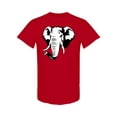 thumbnail image 1 of Black And White Elephant T-Shirt Men -Image by Shutterstock, Male 3X-Large, 1 of 2