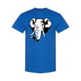 thumbnail image 1 of Black And White Elephant T-Shirt Men -Image by Shutterstock, Male XX-Large, 1 of 2