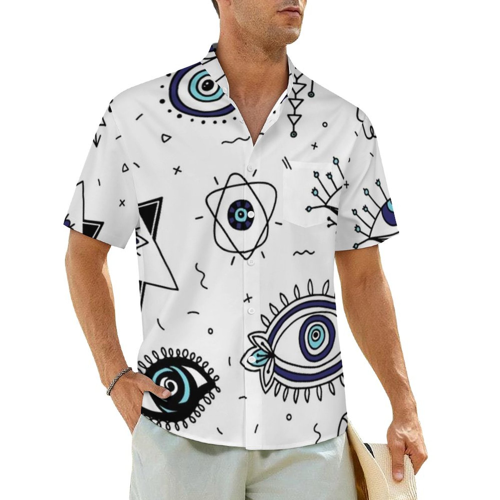 Abstract Optical illusion Men's Shorts