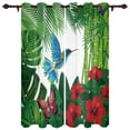 thumbnail image 1 of Black And White Flower Dragonfly Butterfly Luxury Home Curtains Modern Home Supplies Living Room Bedroom Custom Curtains, 1 of 6