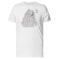 thumbnail image 1 of Black And White Houses And Text Tee Men's -Image by Shutterstock, 1 of 2