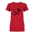 thumbnail image 1 of Black And White Koala T-Shirt Women -Image by Shutterstock, Female Small, 1 of 2