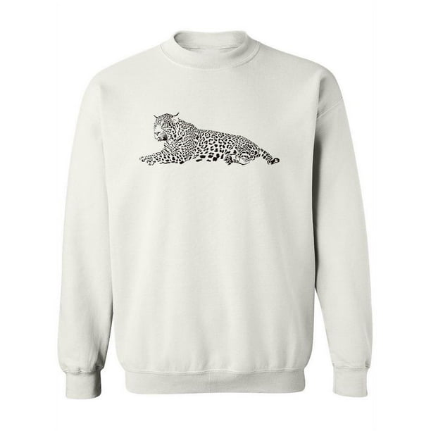 Black And White Leopard Sweatshirt Women Image by Shutterstock Female XX Large