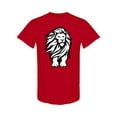 thumbnail image 1 of Black And White Lion Design T-Shirt Men -Image by Shutterstock, Male Large, 1 of 2