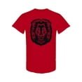 thumbnail image 1 of Black And White Lion Head Design T-Shirt Men -Image by Shutterstock, Male Small, 1 of 2