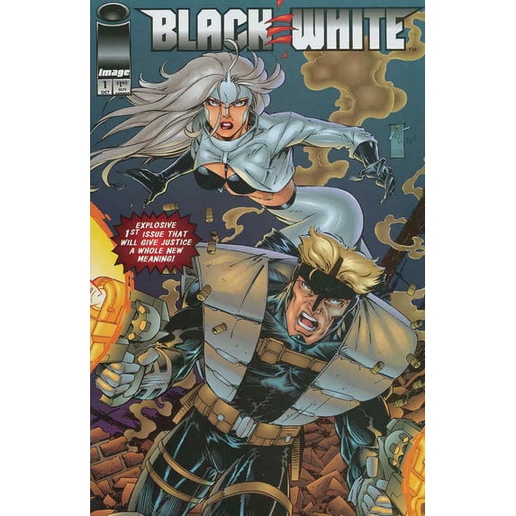 Black And White (Mini-Series) #1 VF ; Image Comic Book