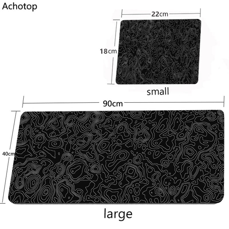 Black And White Mouse Mat Art Large Mouse Pad Natural Rubber PC Computer Gaming Mousepad Desk