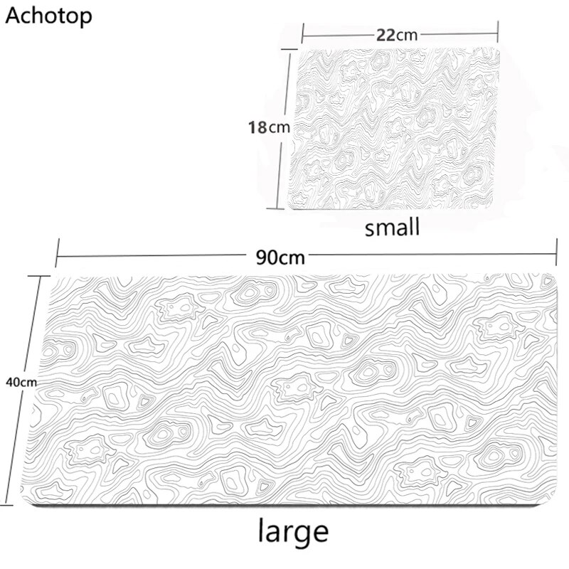 Black And White Mouse Mat Art Large Mouse Pad Natural Rubber PC Computer Gaming Mousepad Desk