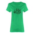 thumbnail image 1 of Black And White Pandas Shaped T-Shirt Women -Image by Shutterstock, Female Large, 1 of 2