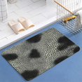 thumbnail image 1 of Black And White Patterned Texture Diatomite Bath Mats Bathroom Absorbent Anti Slip Floor Mat Foot Carpet Quick Dry Shower Toilet Rug Doormat Washable, 1 of 5