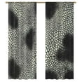 thumbnail image 1 of Black And White Patterned Texture Modern Tulle Window Curtains for Living Room Luxury Bedroom Kitchen Curtains, 1 of 5