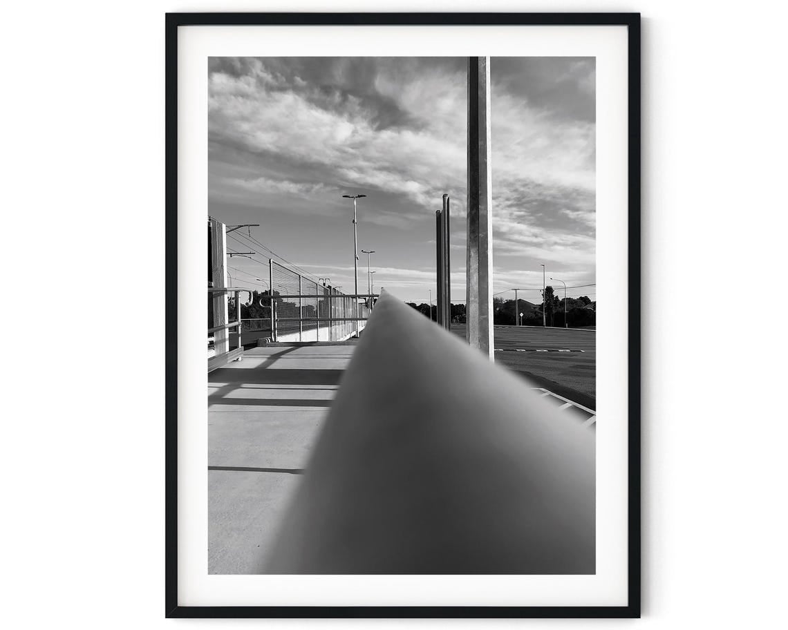 Pro Ramp Poster Black And White Photo Wall Art Print Pedestrian Ramp Poster Wall Art ...