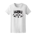 thumbnail image 1 of Black And White Raccoon Face Tee Men's -Image by Shutterstock, 1 of 2