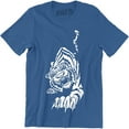 thumbnail image 1 of Black And White Sketch Of Walk Jaguar Men's Angry Wild Animal T-Shirt, 1 of 4