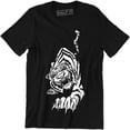 thumbnail image 1 of Black And White Sketch Of Walk Jaguar Men's Angry Wild Animal T-Shirt, 1 of 4
