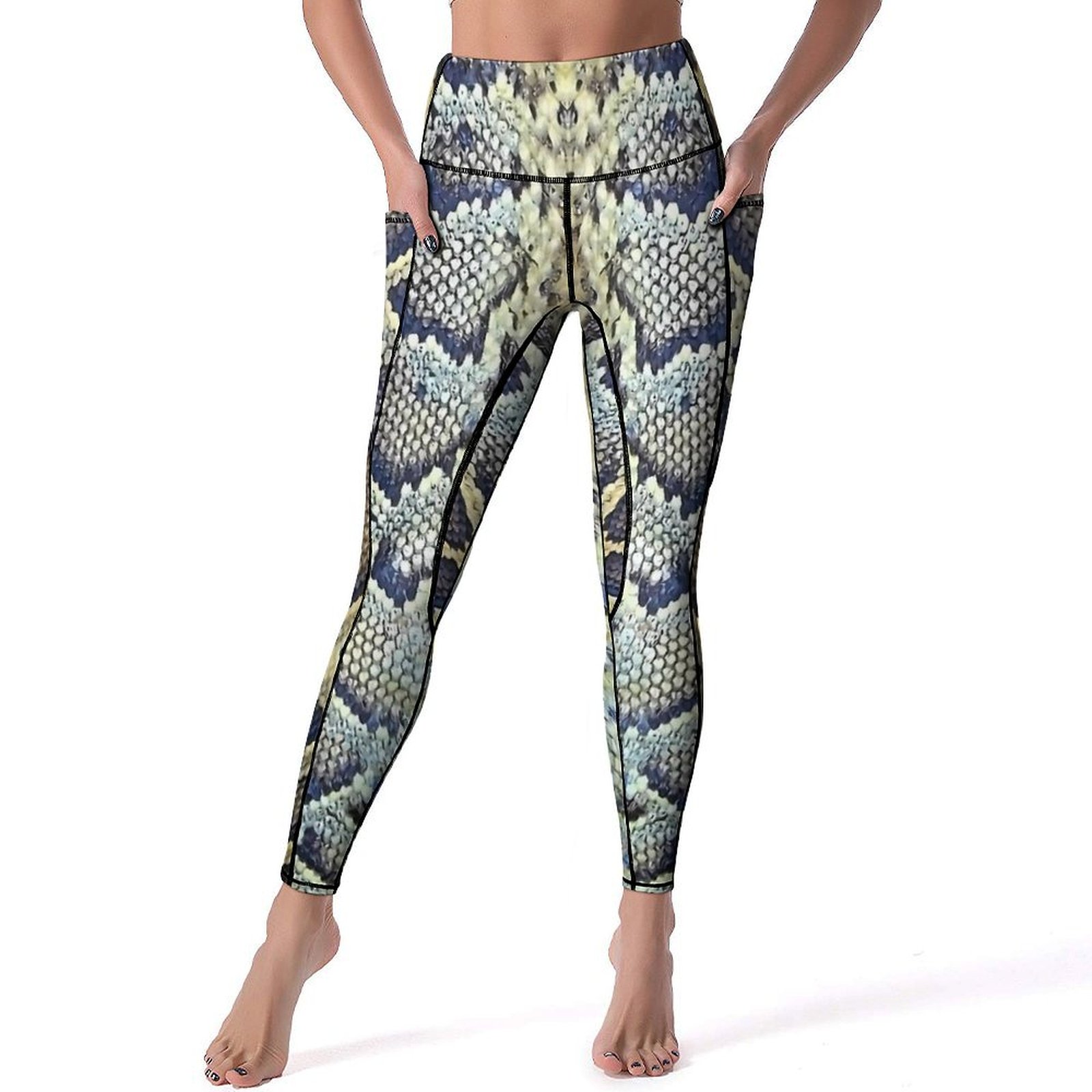 Snake Print Yoga Leggings