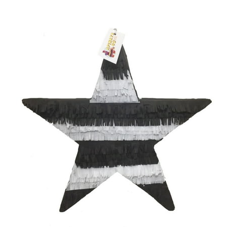 Black And White Star Pinata