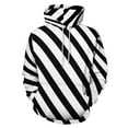 thumbnail image 1 of Black And White Striped 1 3D Print Hoodie Men Women Autumn Thin Pullover Sweatshirt Vintage Streetwear Tops, 1 of 6