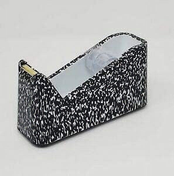 Black And White Tape Dispenser Heavy Duty AntiSkid Bottom Weighted