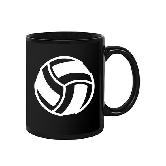 Black And White Volley Ball Mug Unisex's -Image by Shutterstock