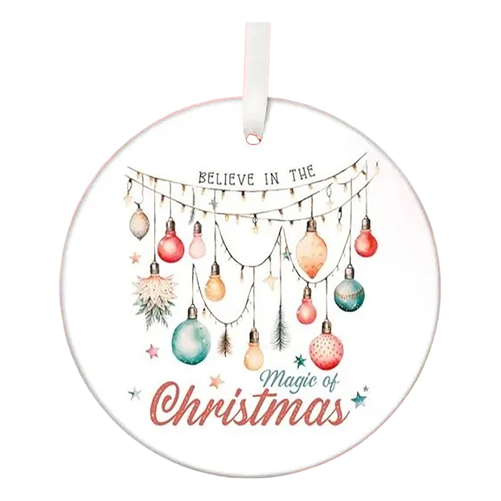 Black And White Wall Decor,Funny Christmas Ornament Acrylic Creative