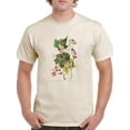 thumbnail image 1 of Black And Yellow Warbler T-Shirt Men -John James Audubon Designs, Male x-Large, 1 of 4