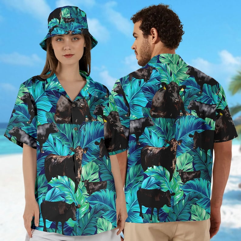 Cow Cattle Farm Lovers Hawaiian Shirt, Summer Hawaiian shirt for men women HO2501