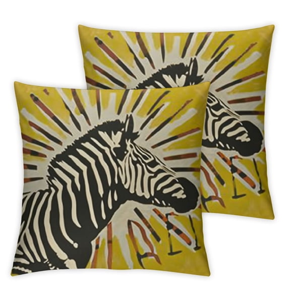 Black Animal Rhinoceros Outline Natural Car Trim Neck Decoration Pillow Headrest Cushion Pad