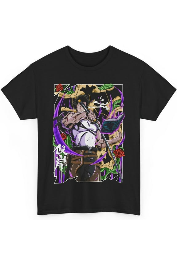 Black Anime Clover Anime T-Shirt