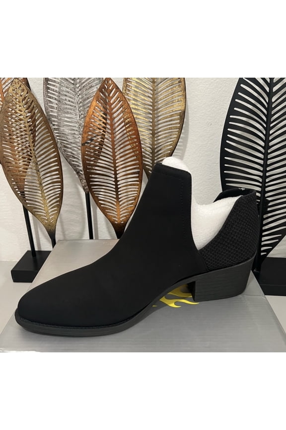 Black Ankle Boots by Volatile